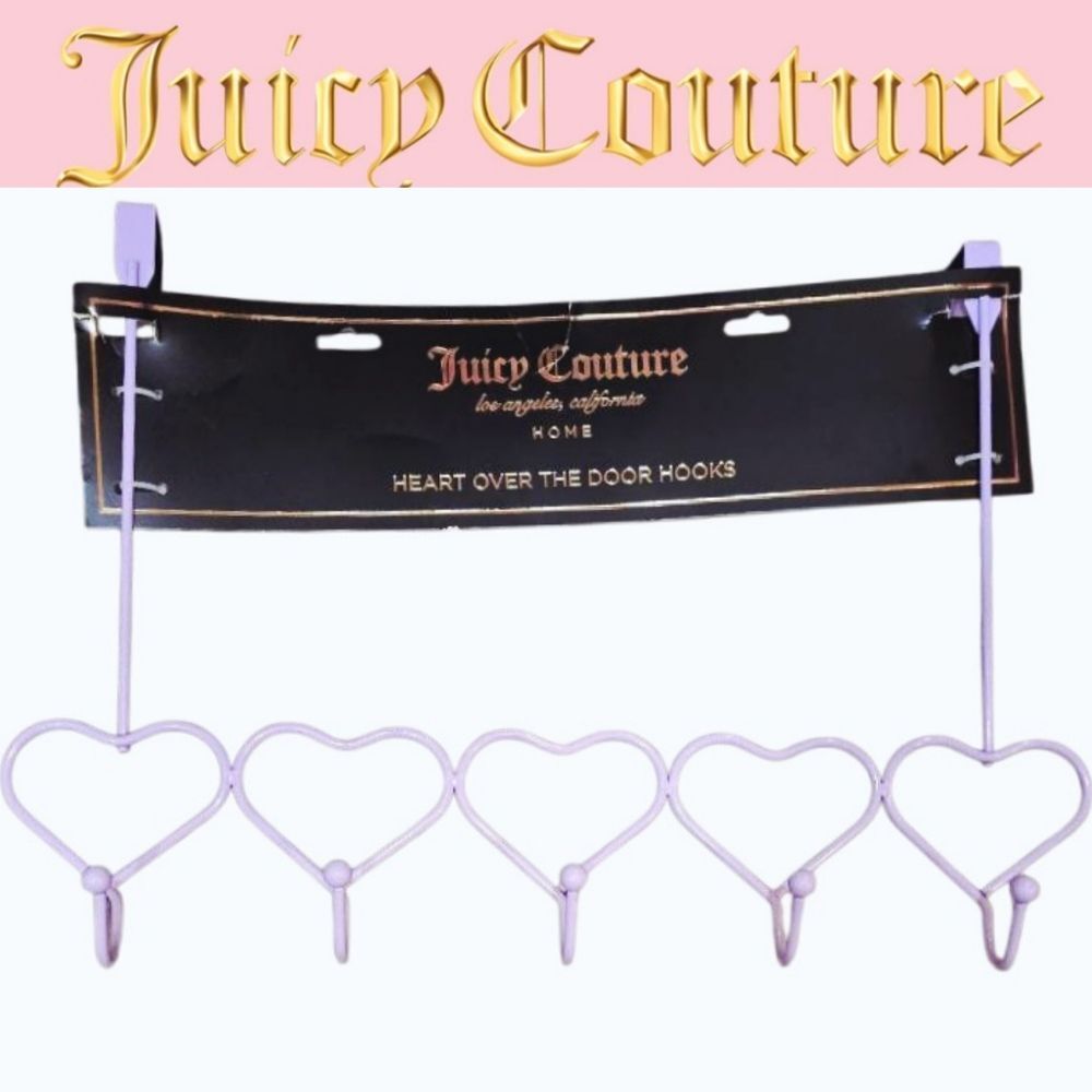 Juicy Couture Home Heart-Shaped Over-The-Door Hooks